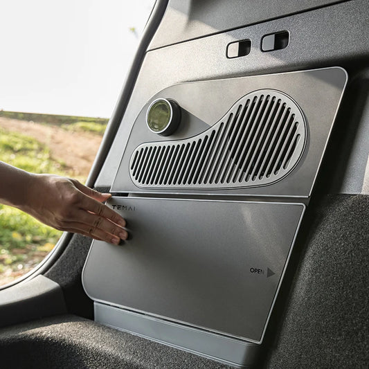 For Tesla Model Y & Highland 16L Car Fridge, Portable Compressor Freezer - 5-Seat Camping Cooler, Travel Food Fresh Keeping