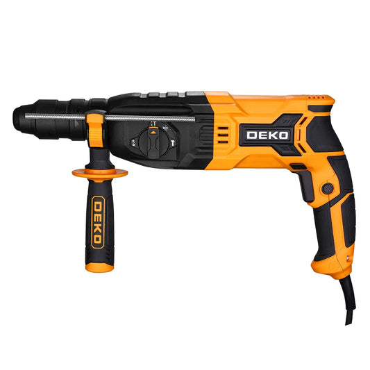 DEKO 220V Rotary Hammer Drill with BMC Box 600W-1000W Electric Hammer Impact Drill 6pcs Accessories