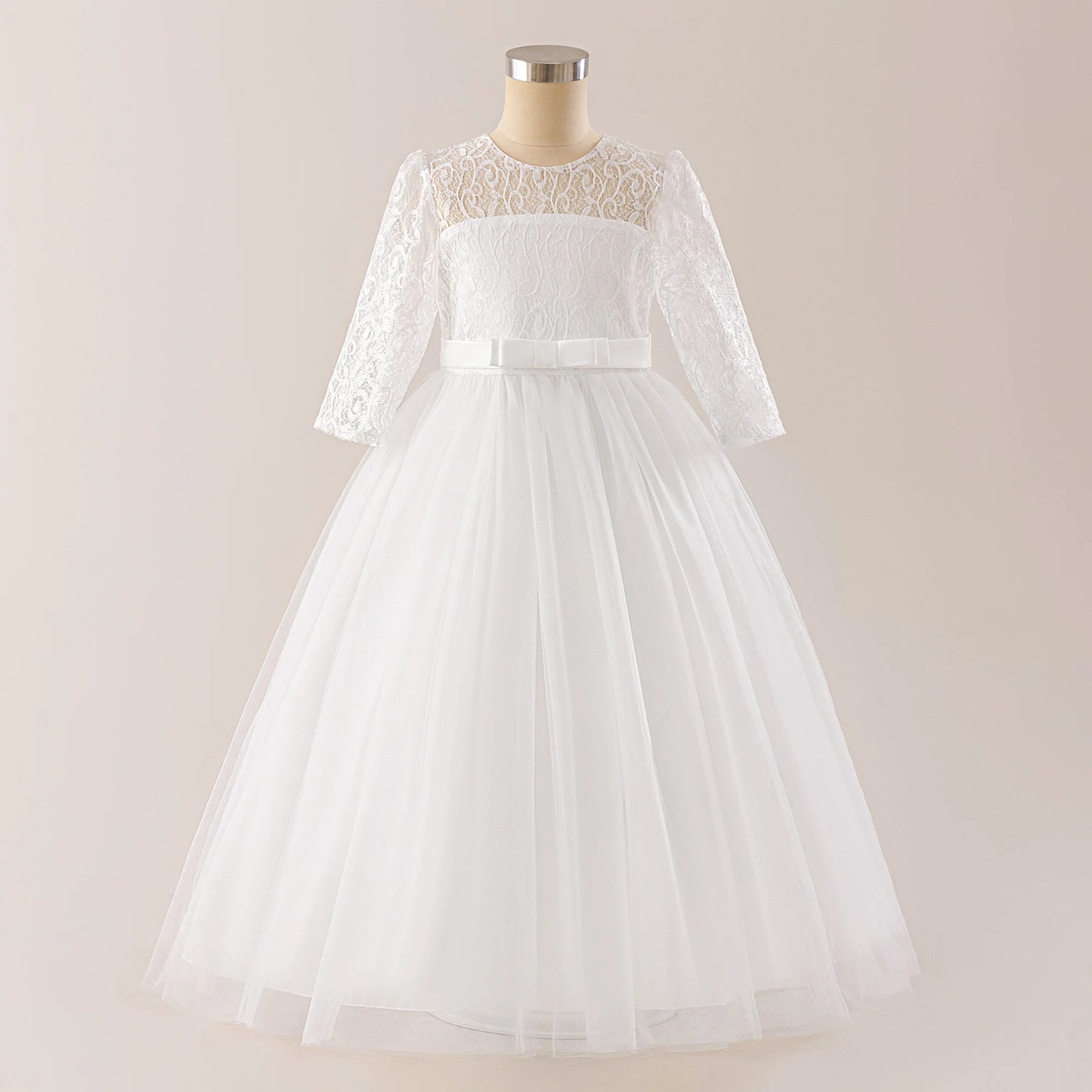 Mode Taufe Brautjungfern Party Mädchen Kleider Elegant Tüll Hochzeit Geburtstag Prinzessin Kleid für Mädchen Erstkommunion Ballkleid