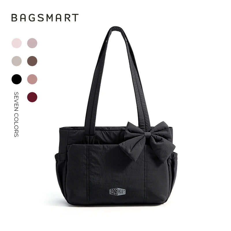 BAGSMART Vielseitige Reise-Tragetasche für Damen, Pendeltasche, mehrere Taschen, Umhängetasche, College-Schultasche, Schultertasche