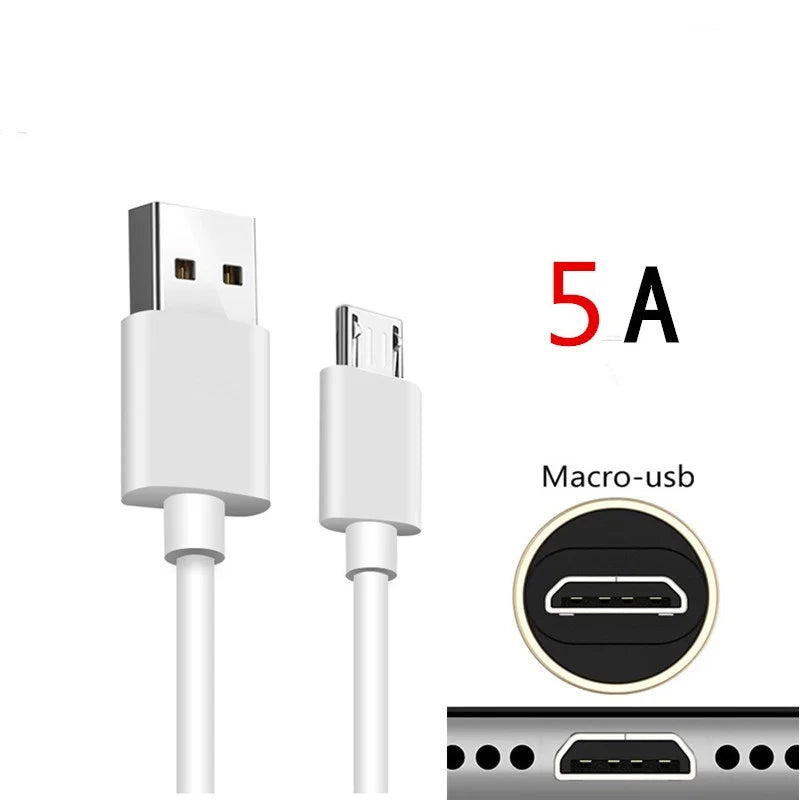 Micro USB Cable 5A Fast Charging Wire Mobile Phone Micro USB Cable For Xiaomi redmi Samsung Andriod Micro usb Data Cable Cord
