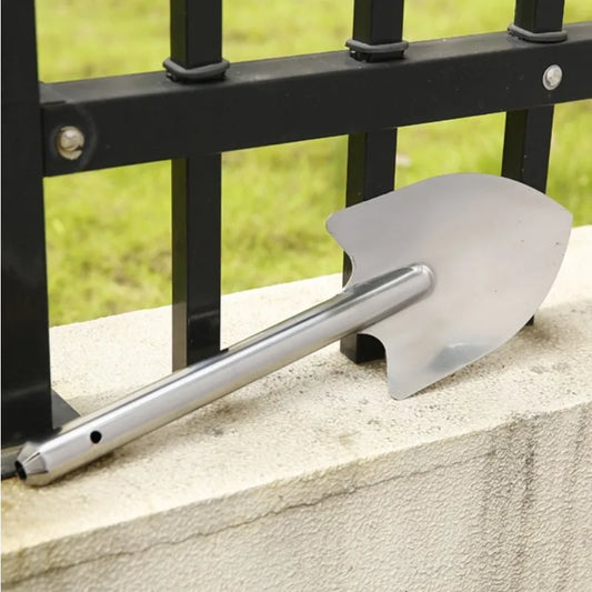 Stainless Steel Garden Shovel Small Horticulture Tool for Planting Flowers Farm Use Iron Spade Rake for Yard And Garden Work