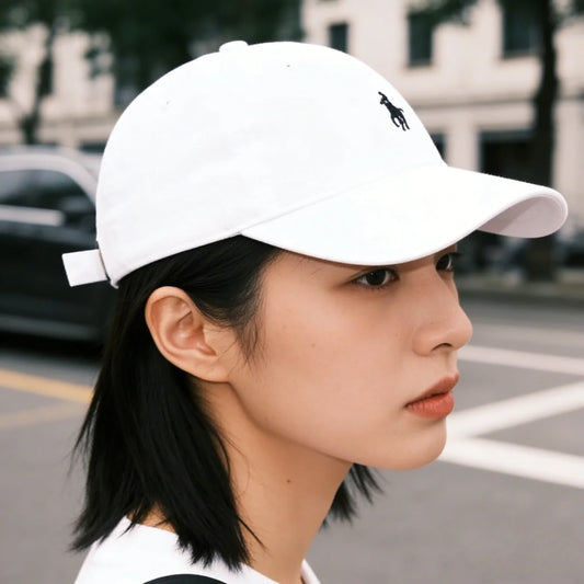 American-style retro embroidered baseball cap - Navy blue, versatile for both work and play, sun protection, daily use. Classic