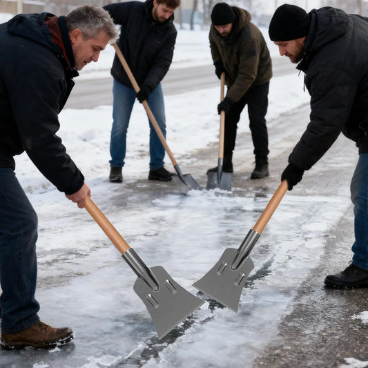 Heavy Duty Snow Shovel Ice Removal Scraper Snow Shovel for Car for Outdoor Winter Windshield Garden Truck Cleaning Window Lawn