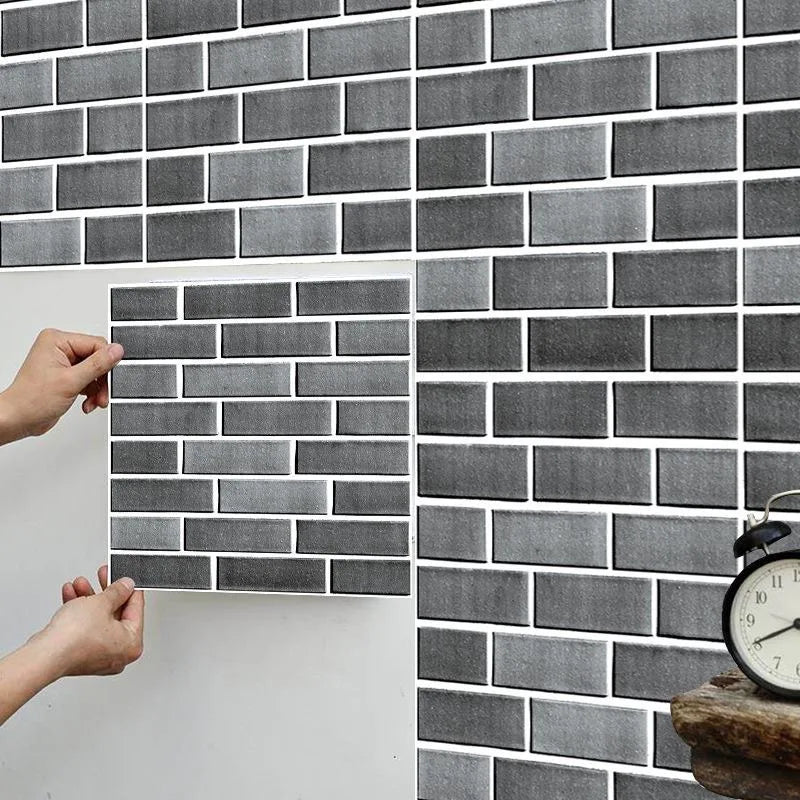 10/20Pcs Peel and Stick Tile Backsplash Thicker Design Marble Tiles 12"X12" Stick on Backsplash Self Adhesive Tiles for Any Room