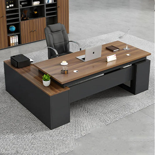 chinese style big size office desk Minimalist design modern aesthetic office desk Universal escritorio oficina home furniture