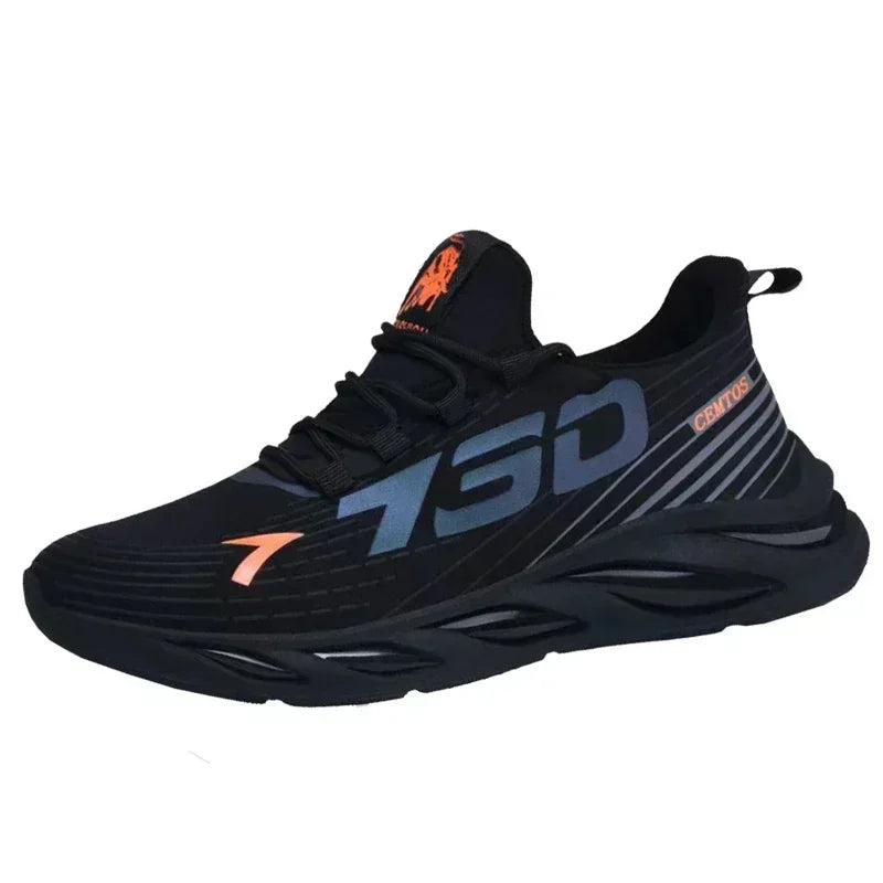 Herren Freizeitschuhe aus leichtem Mesh, atmungsaktive kühle Laufschuhe für den Sommer, modische weiche Sohle, bequeme rutschfeste Herren-Sneaker