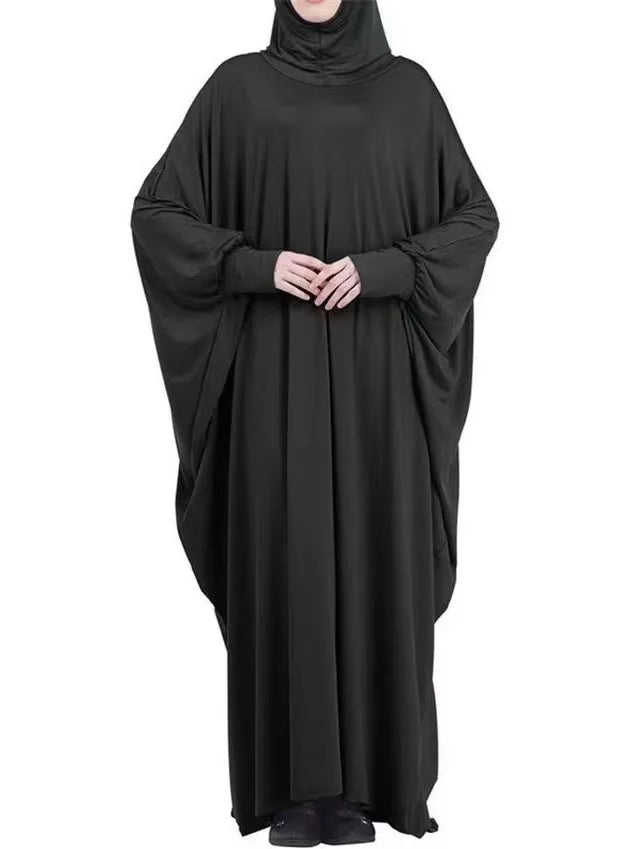 2025 Nouvel Abaya Musulman à Capuche de l'Aïd du Ramadan pour Femmes, Robe de Prière Amira Une Pièce, Robe Hijab Turque, Caftan, Vêtement Maxi Long