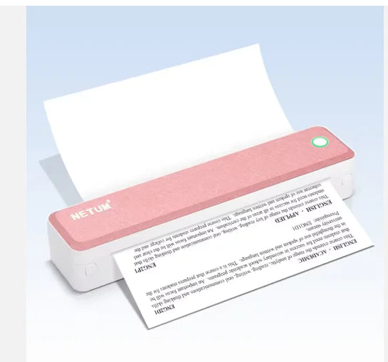 A4 Bluetooth Business Travel Drucken überall Tintenloser 203DPI Tragbarer wiederaufladbarer Thermodrucker
