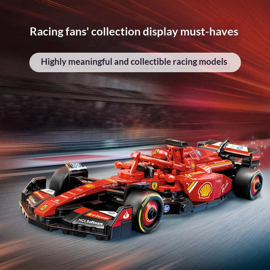 Lego Christmas Celebration 77242 Ferrari SF-24 F1 Racing Car Children's Toys Christmas Gift