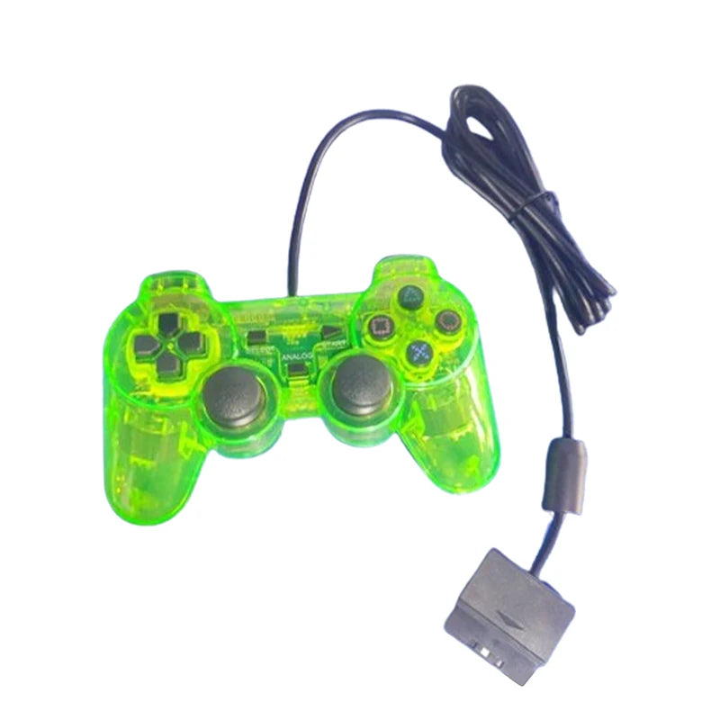 1 Stück Neuester kabelgebundener Gamecontroller für PS2-Controller für PS2/PSX Joystick für PSone Joypad kabelgebundener Controller