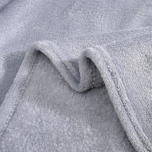 Soft Warm Blankets For Beds Winter Warm Coral Velvet Solid Sofa Cover Bedspread Winter Plaid Blankets Winter Sheet Bedspread