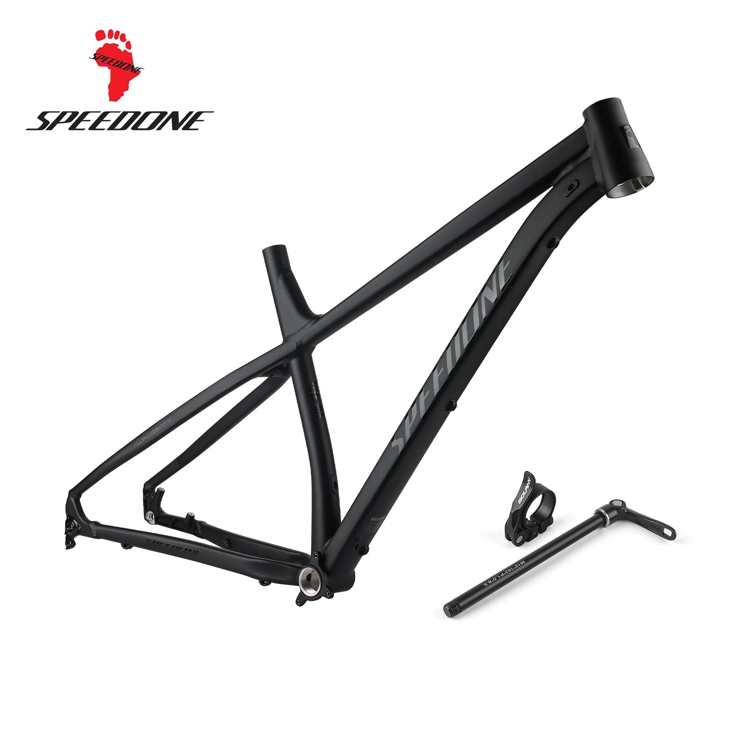 SPEEDONE 29 Fahrradrahmen Boost 148mm Aluminium 29 MTB Rahmen Konisches Steuerrohr für Ausdauerrennen Farbverlauf Mountainbike Rahmen