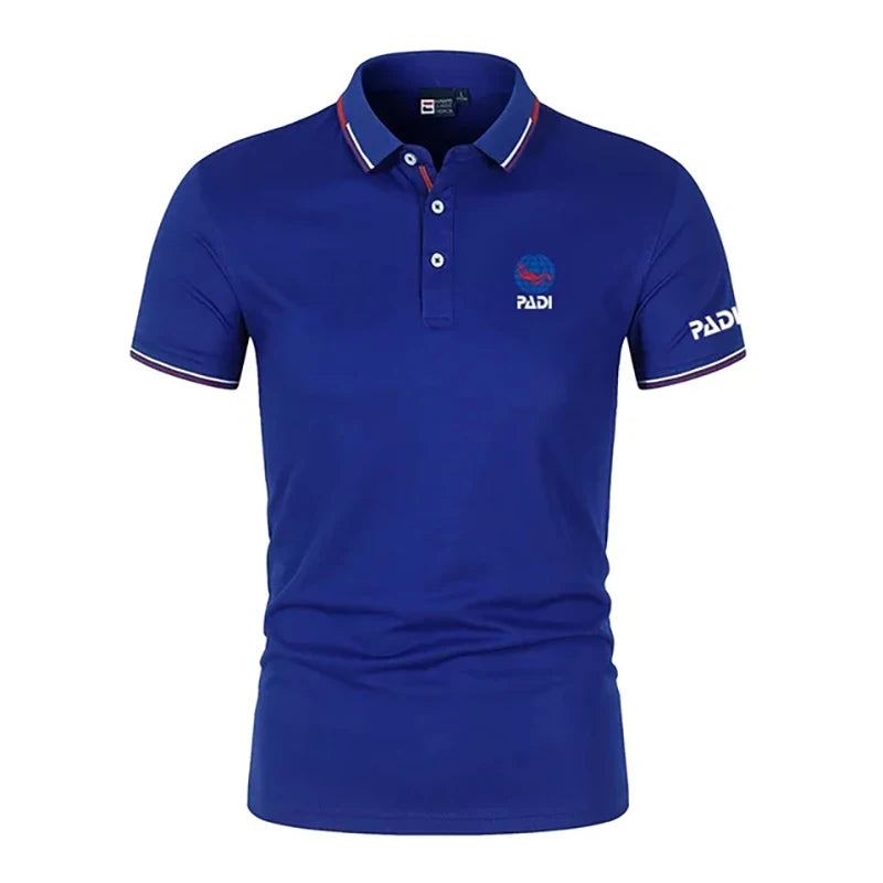 Herren Sommer Outdoor Freizeit POLO Hemd PADI Outdoor Sport Arbeit Freizeit Kurzarm Atmungsaktiv Bequem POLO Top