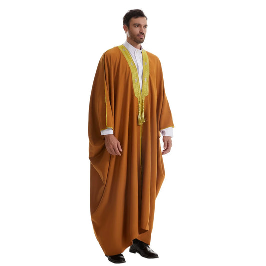 Eid Muslimische Männer Jubba Thobe Dishdasha Offene Abaya Islamischer Ramadan Cardigan Robe Saudi Arabisch Muslimischer Kaftan Dubai Djellaba