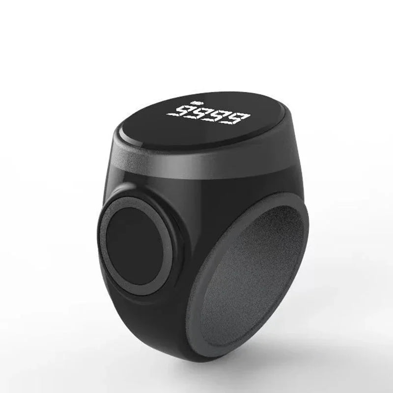 Smart Tasbih Tally Digitalzähler für Muslime Tasbeeh Zikr Ring 5 Gebetszeiten Vibrationserinnerung Wasserdicht