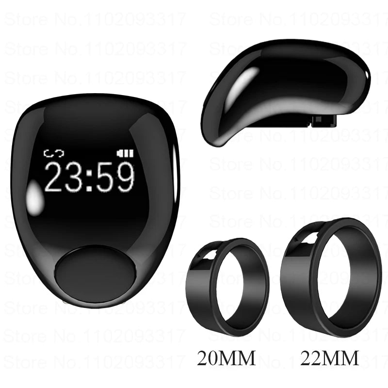 Smart Tasbeeh Zikr Ring Titanlegierung Islamische Zählhilfe Smart Digitalzähler für Muslime Gebets-Erinnerung Magnetisches Laden