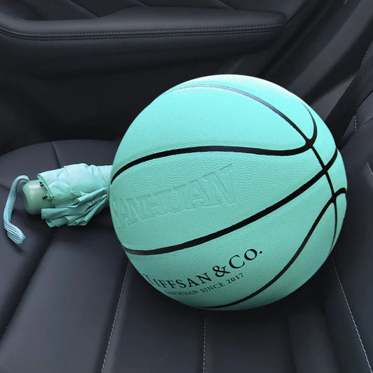 Silent Basketball Size 7# Dribbling Indoor Grooved Airless Foam Basketball Quiet Outdoor Dribbling Training Kobe Ball Gift