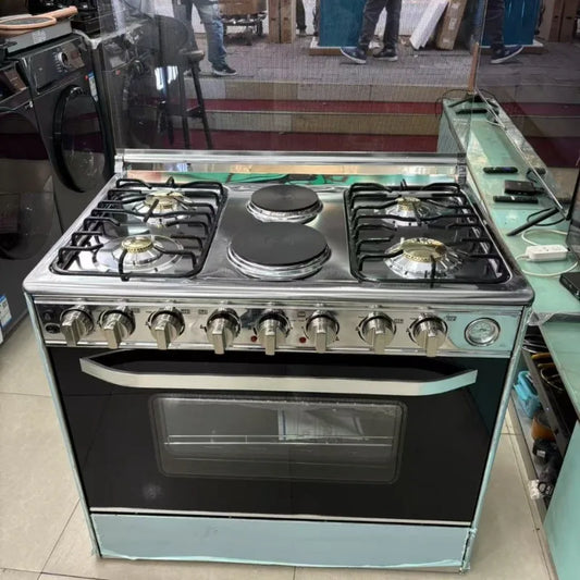 D 4 Gas And 2 Electricity Cooker With Oven Stove Cooktops Electric 4 Burners Stoves Burner Kitchen Multifunction