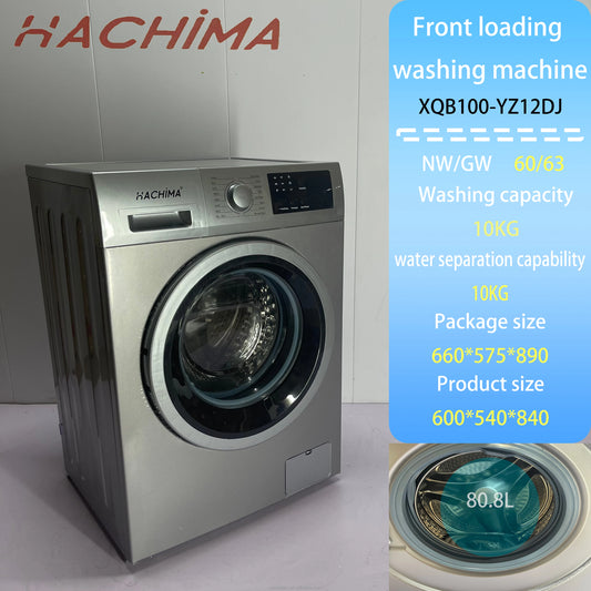 High Quality 10kg 2 in 1 Washer and Dryer Combo Automatic Front LoadingWashing Machines and Drying Machines