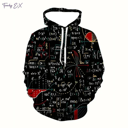 Sweat-shirts pour hommes, imprimé graffiti tendance, sweat à capuche décontracté surdimensionné, poche kangourou confortable, manches longues de sport, sweat à capuche.