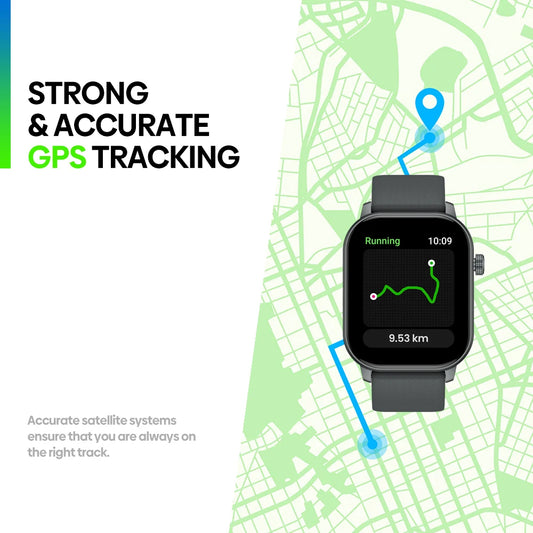 Neue 2025 Zeblaze GTS 3 GPS Sport-Smartwatch mit Sprachfunktion, 2,01" Display, Herzfrequenz-, SpO2- und Stress-Tracking-Smartwatch für Damen und Herren