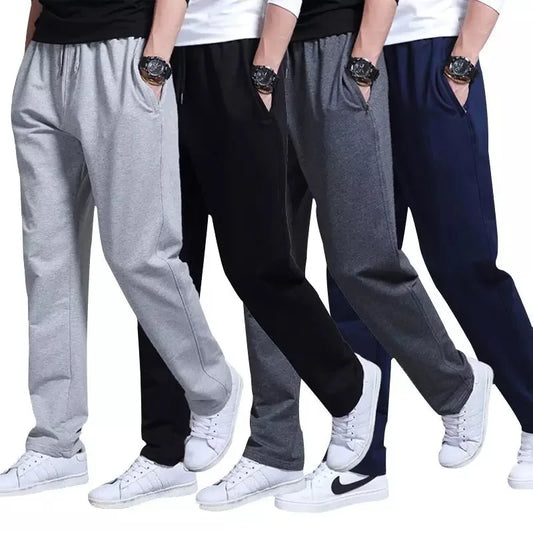 2025 new Joggers Men Jogging Sweatpants Sportswear Knit Tracksuit Sports Pants Trousers Wide Leg Clothing 