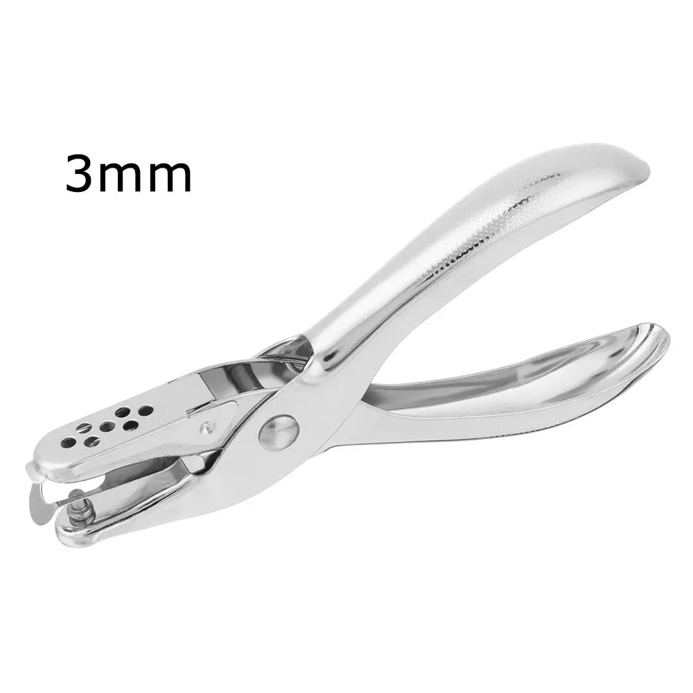3/6mm Handgehaltener Einzellochstanzer Metalllocher Werkzeug für Scrapbooking Ohrringe Halsketten Karten Schulbedarf Bürobedarf