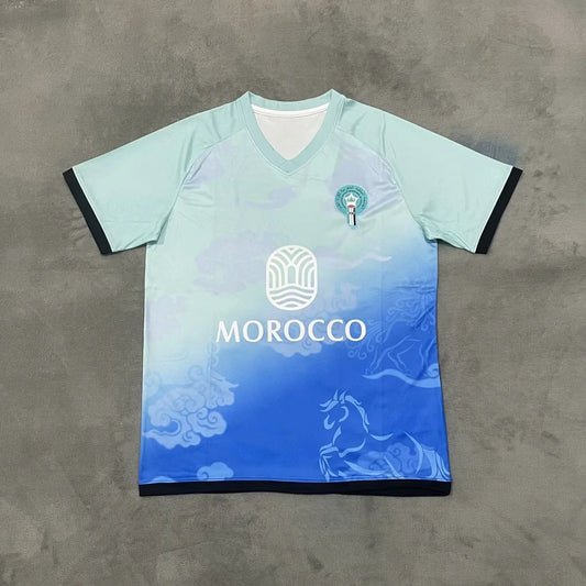 Maillots classiques de football 2025/26 du Maroc pour hommes et femmes - Compétition de culture de fans - T-shirt respirant imprimé en 3D