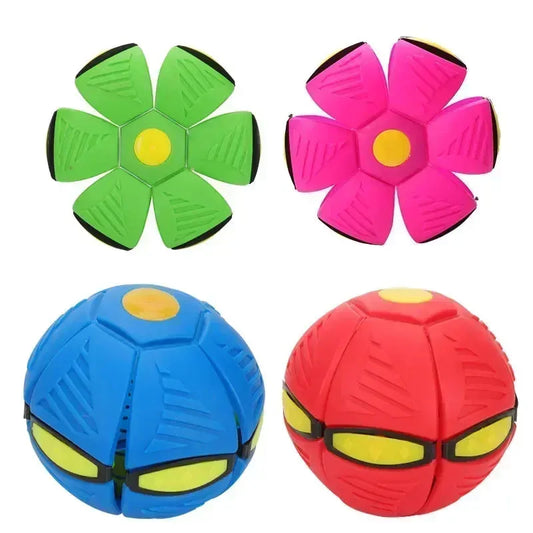 Outdoor Fun Toys Boy Girls Flying Saucer Ball Parent Children Toy Foot Magic Deformation Foot Pressure Decompression Vent Ball