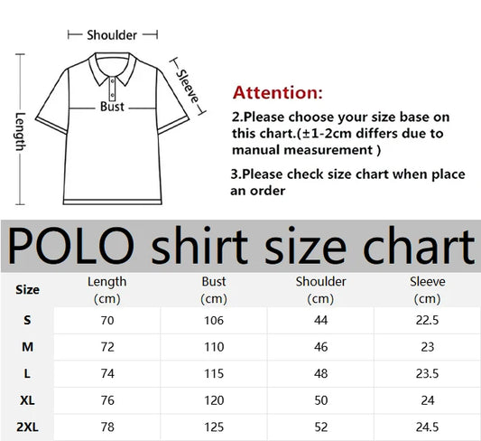 The 2025 summer new men's POLO shirt features a casual fashionable comfortable and breathable 3D letter pattern print