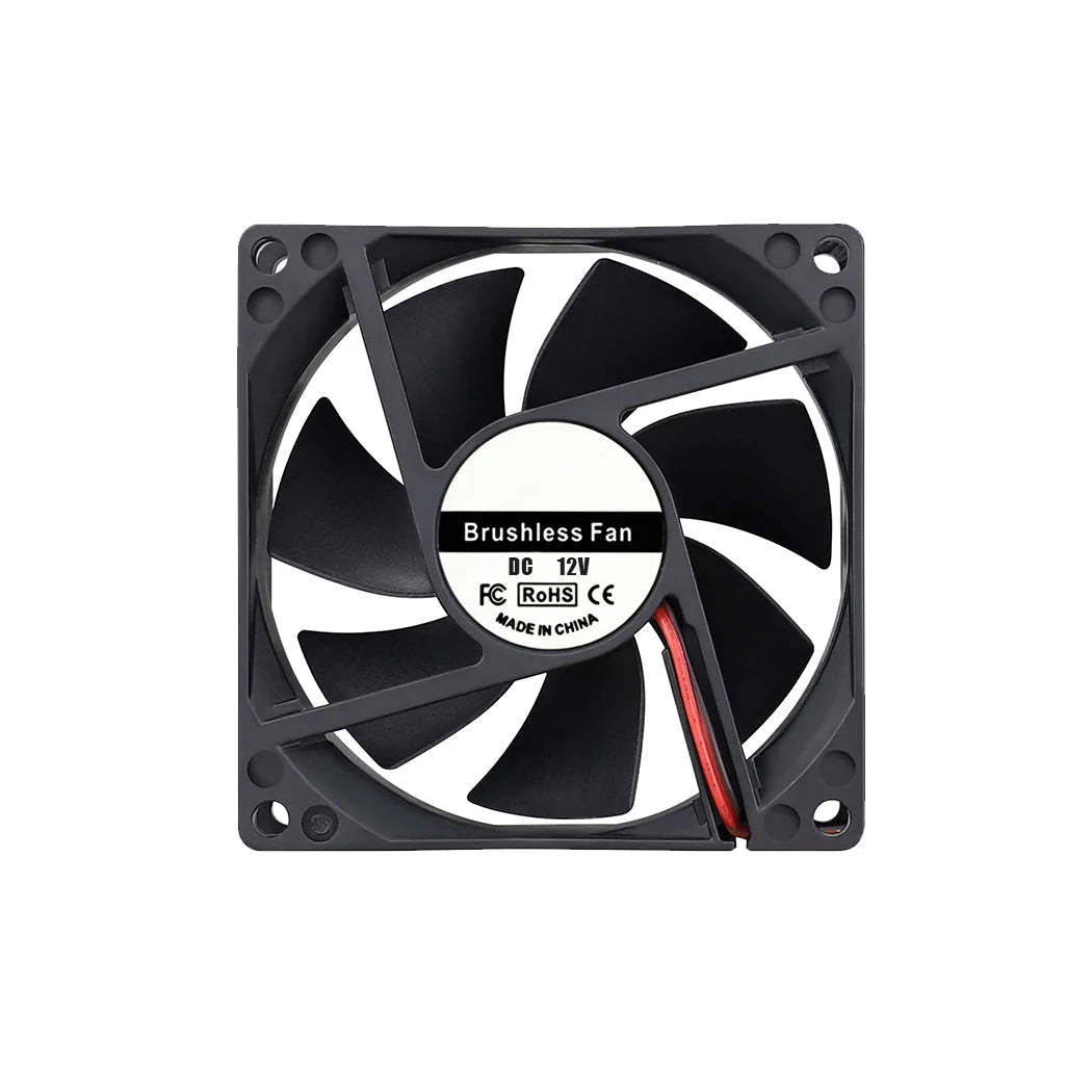 DC 12V 24V 8025 Lüfter 80mm x 80mm x 25mm Doppelkugellager Bürstenloser Lüfter Ersatz für Kugellager 80mm 25mm Lüfter