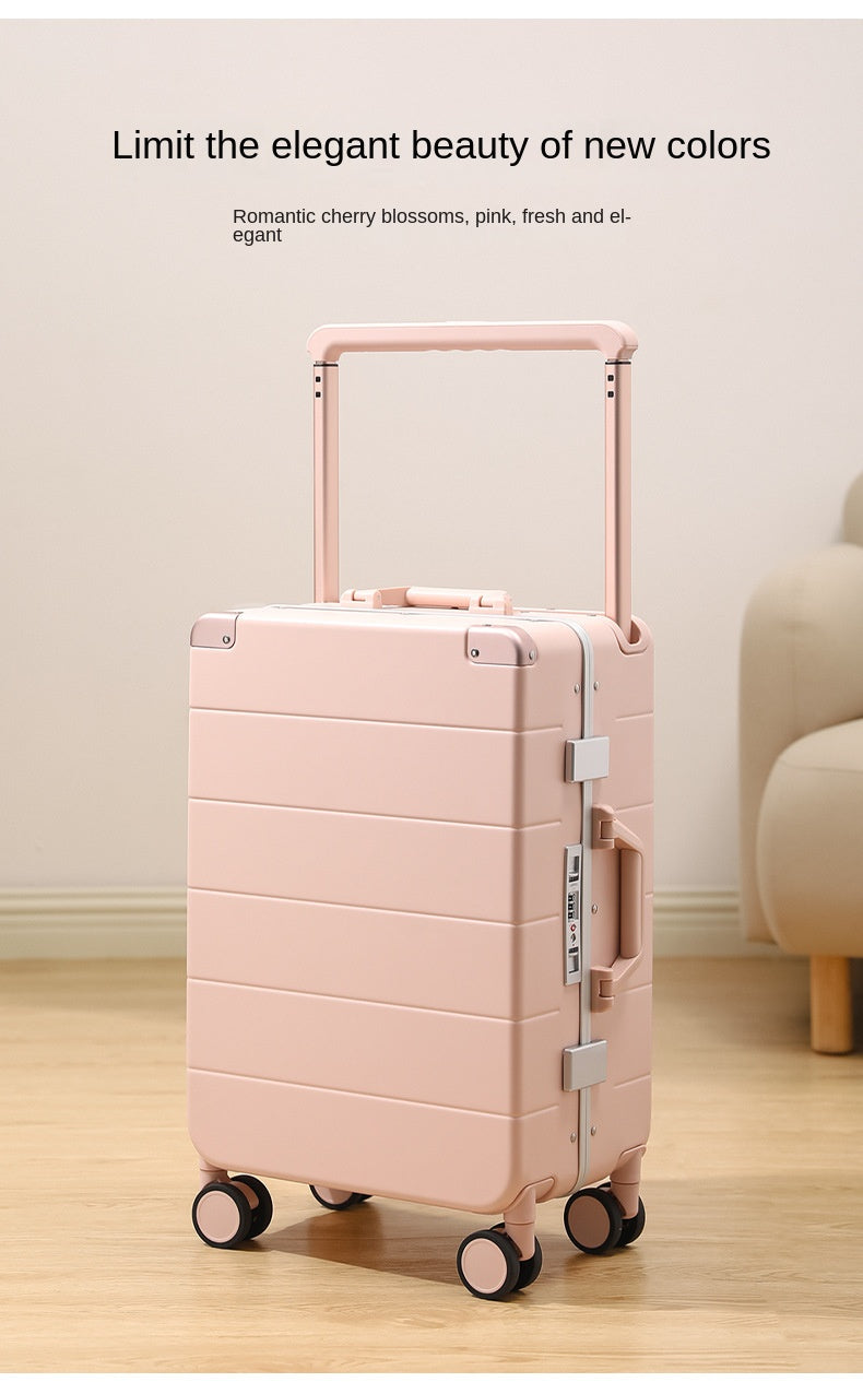 COLENARA Gepäck Neu 20"24" Herren Aluminiumrahmen Boarding Box Damen ABS + PC Trolley Koffer "26 Zoll Handgepäck Reisekoffer