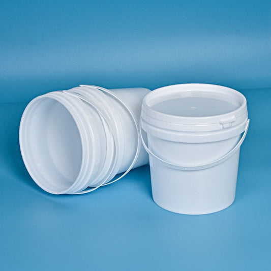 1L Durable Plastic Bucket with Lid - Easy-Pull, Thick Transparent Storage Container for Kitchen, Living Room & Bathroom Essentials