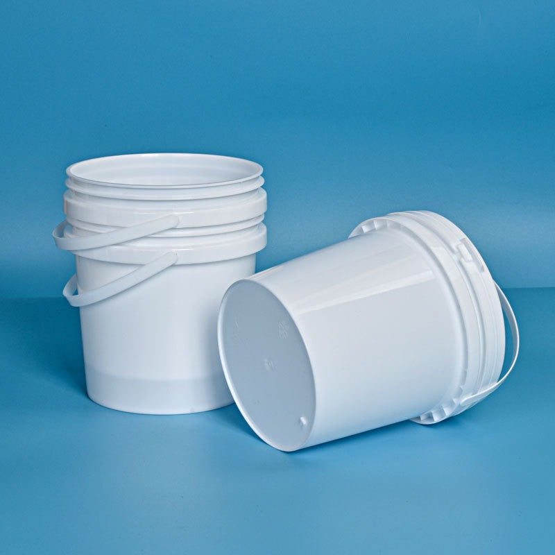 1L robuster Plastikeimer mit Deckel – Leicht zu öffnender, dicker transparenter Aufbewahrungsbehälter für Küchen-, Wohnzimmer- und Badutensilien
