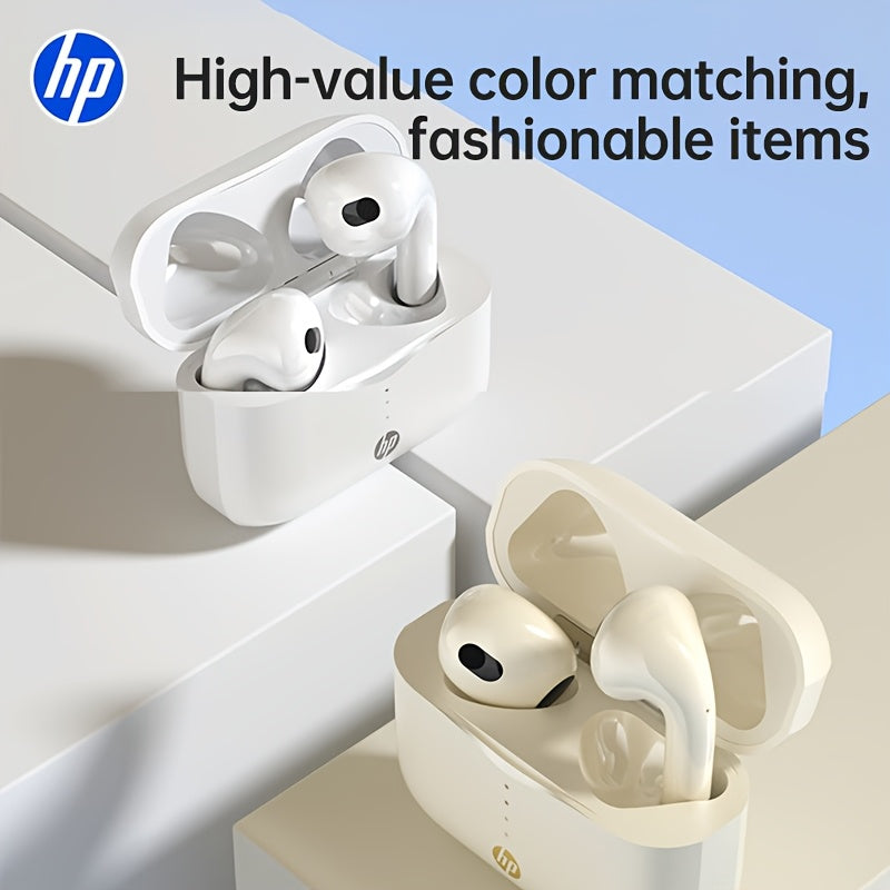 HP Wireless Earbuds Offer a Long 30-Hour Standby Time, Feature Noise Reduction, And Provide a Comfortable Fit for Everyone. They Include Touch Controls And Deliver High-Fidelity Sound with Crystal-Clear Calls