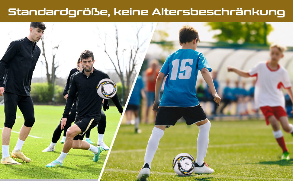 Fußball Official Size5 Maschinengenäht PVC Nahtlos Verschleißfest Rutschfest Outdoor Match Spiel Fußball Training