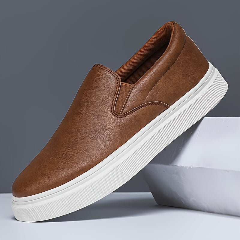 Sneaker, Herren Slip-on Skateschuhe, Freizeit-Slipper für Studenten, Trendige vielseitige Flats