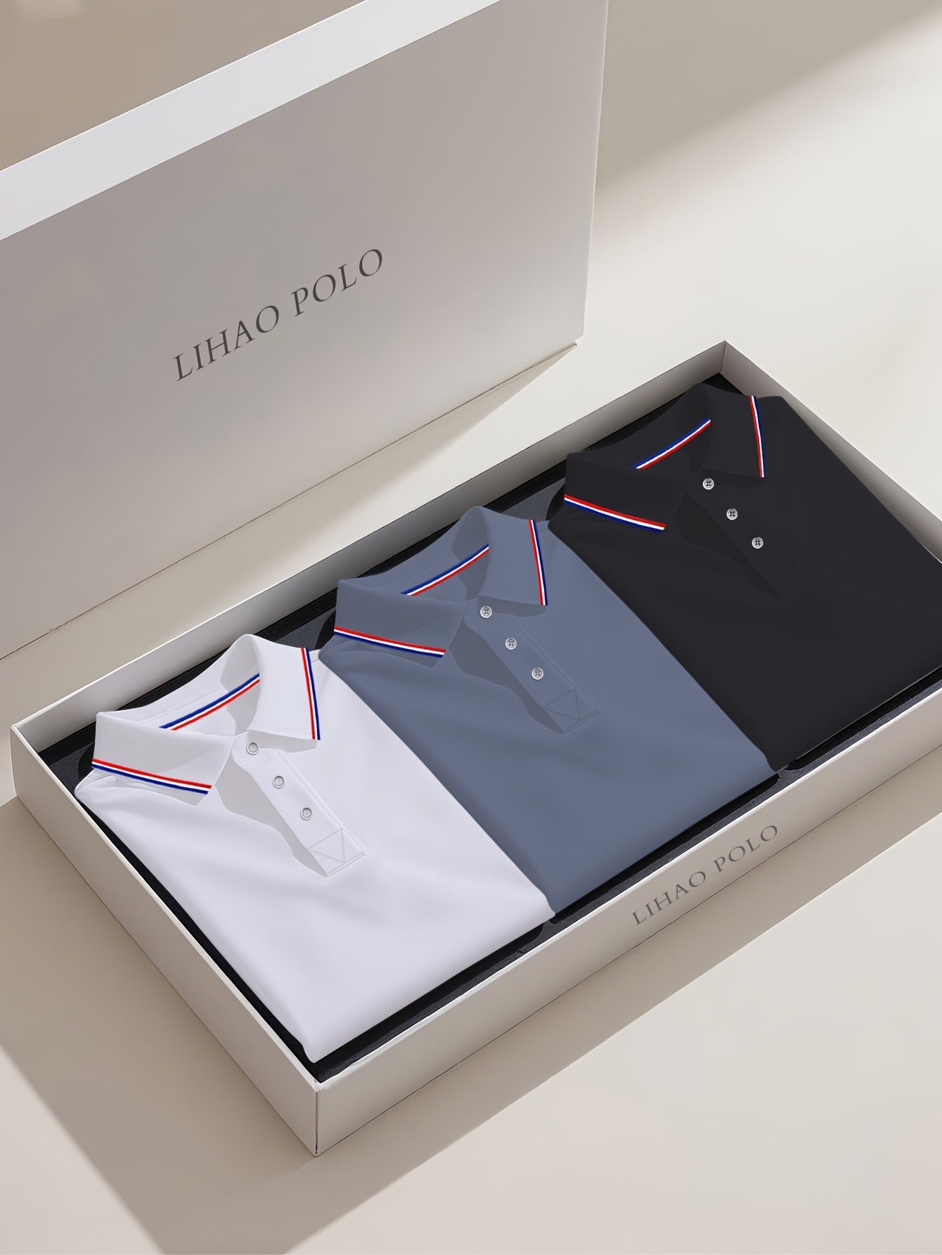 Three-Pack Business Casual New Men's Simple All-Season Comfortable Short Sleeve Shirts