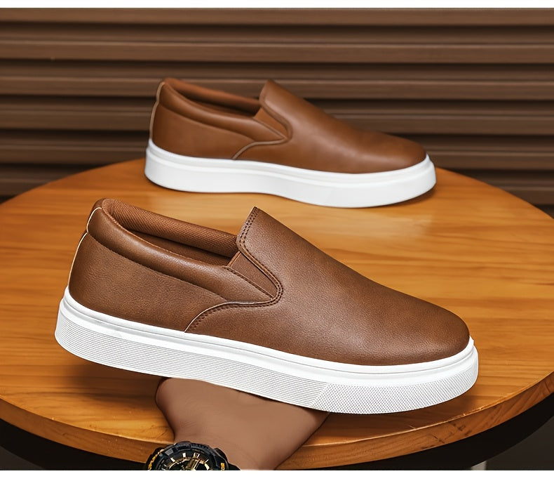 Sneaker, Herren Slip-on Skateschuhe, Freizeit-Slipper für Studenten, Trendige vielseitige Flats