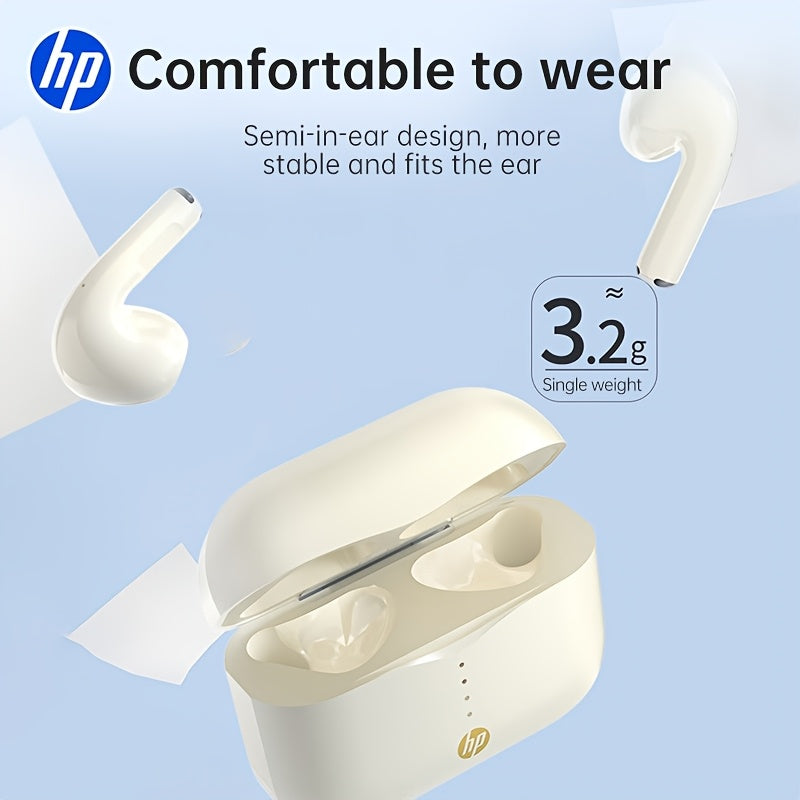 HP Wireless Earbuds Offer a Long 30-Hour Standby Time, Feature Noise Reduction, And Provide a Comfortable Fit for Everyone. They Include Touch Controls And Deliver High-Fidelity Sound with Crystal-Clear Calls