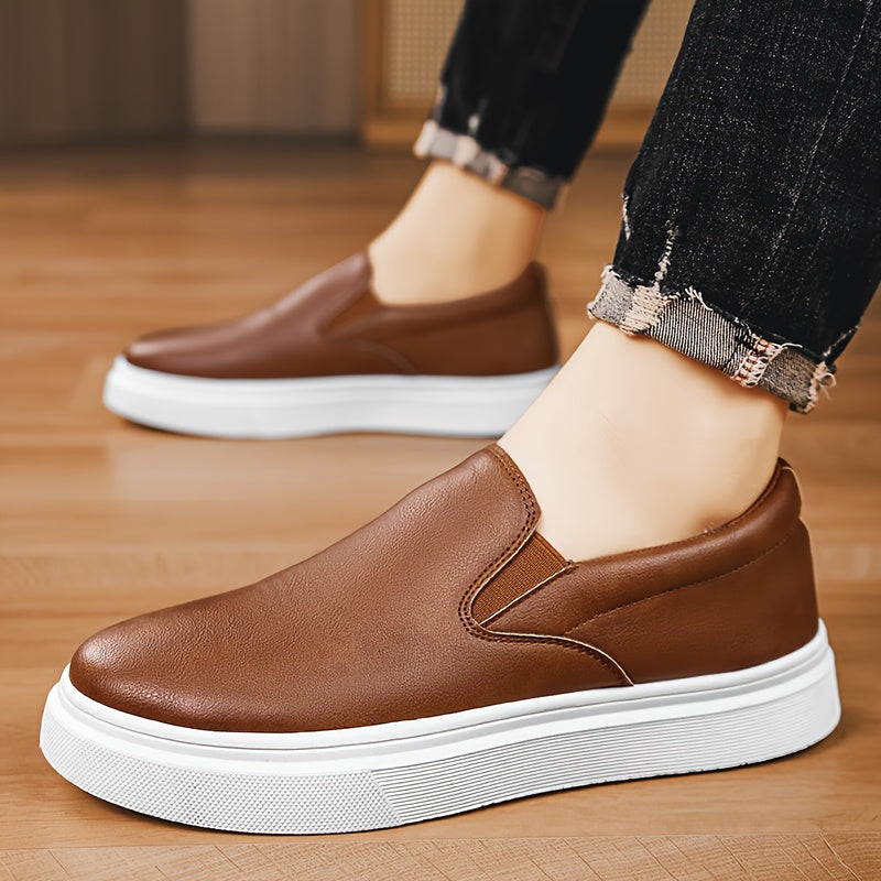 Sneaker, Herren Slip-on Skateschuhe, Freizeit-Slipper für Studenten, Trendige vielseitige Flats