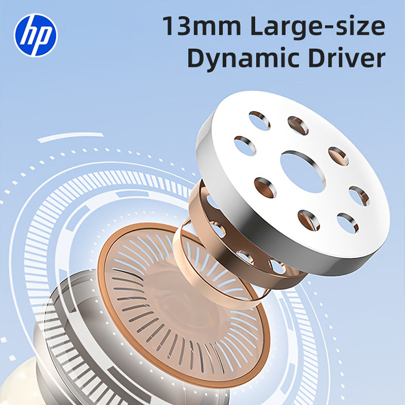 HP Wireless Earbuds Offer a Long 30-Hour Standby Time, Feature Noise Reduction, And Provide a Comfortable Fit for Everyone. They Include Touch Controls And Deliver High-Fidelity Sound with Crystal-Clear Calls