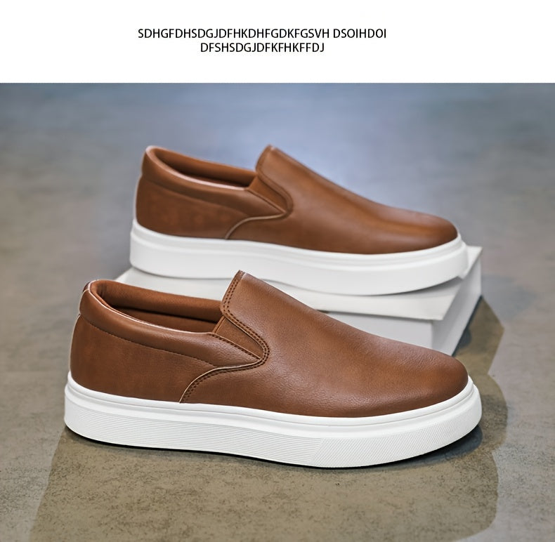 Sneaker, Herren Slip-on Skateschuhe, Freizeit-Slipper für Studenten, Trendige vielseitige Flats