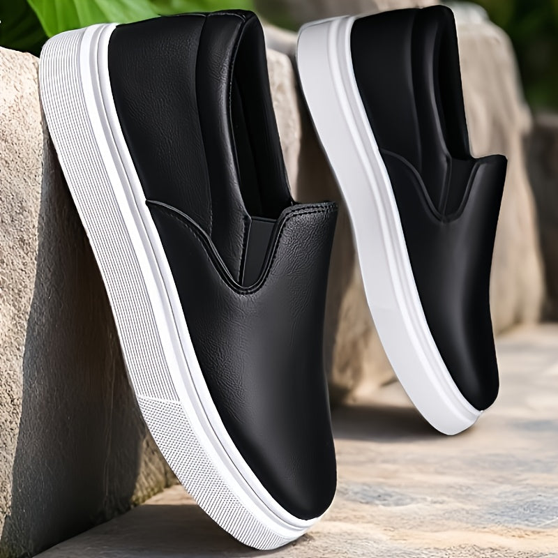 Sneaker, Herren Slip-on Skateschuhe, Freizeit-Slipper für Studenten, Trendige vielseitige Flats
