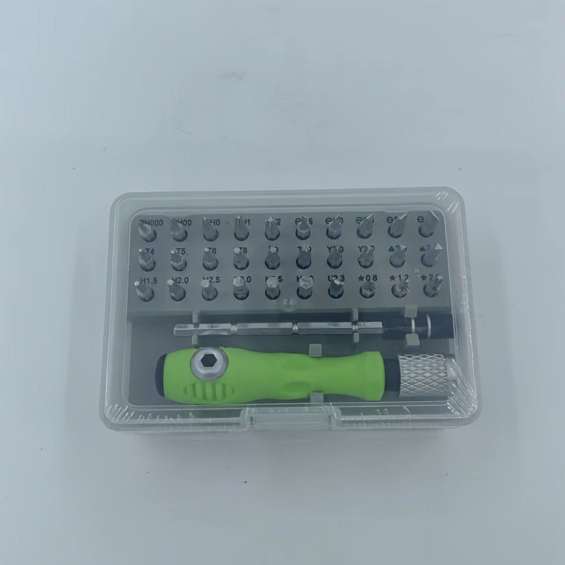 32-teiliges Präzisionsschraubendreher-Set – kompakte magnetische Kreuzschlitz- und Schlitzschraubendreher zur Reparatur von Fahrzeugen, Möbeln, Mobilgeräten, Kameras und Kleingeräten