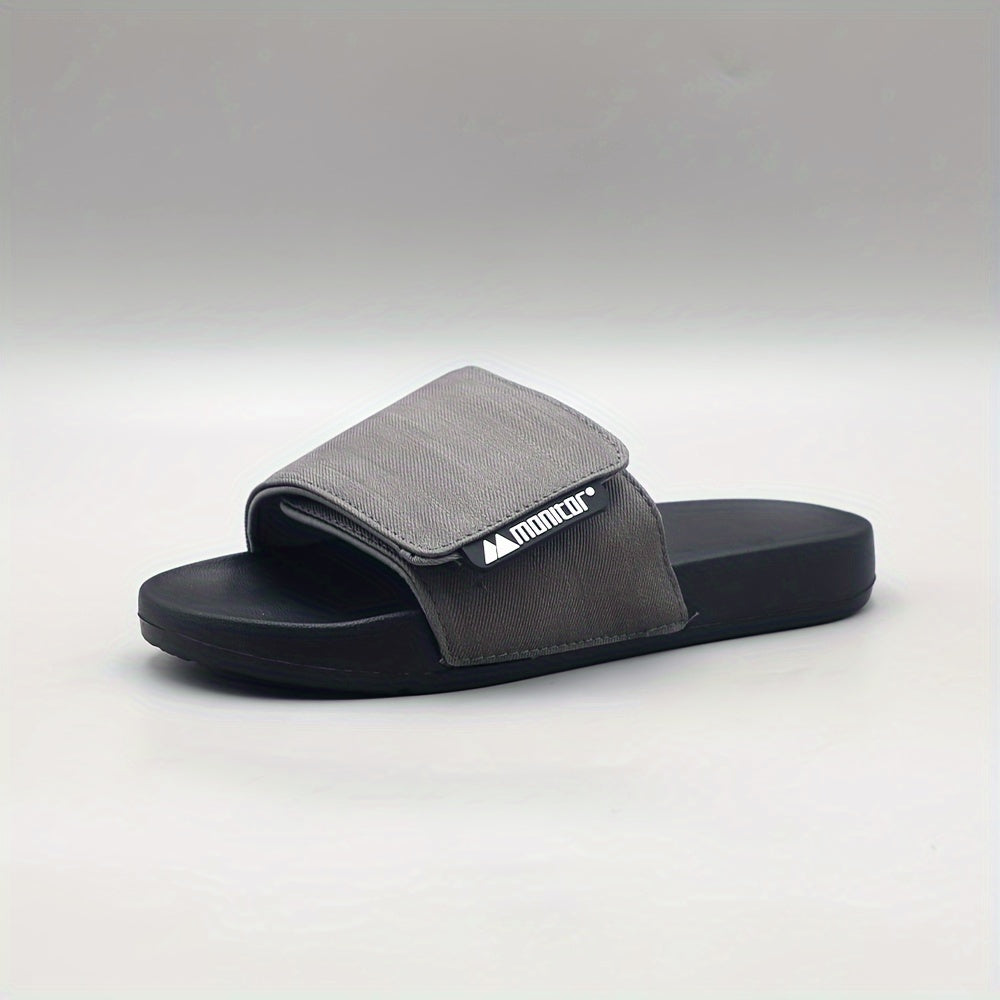 Einzigartige Herren-Sommersandalen mit weichen Sohlen, verstellbarem Klettverschluss für breite Füße, perfekt für den Strand