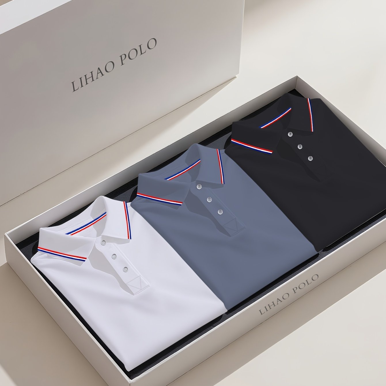 Three-Pack Business Casual New Men's Simple All-Season Comfortable Short Sleeve Shirts