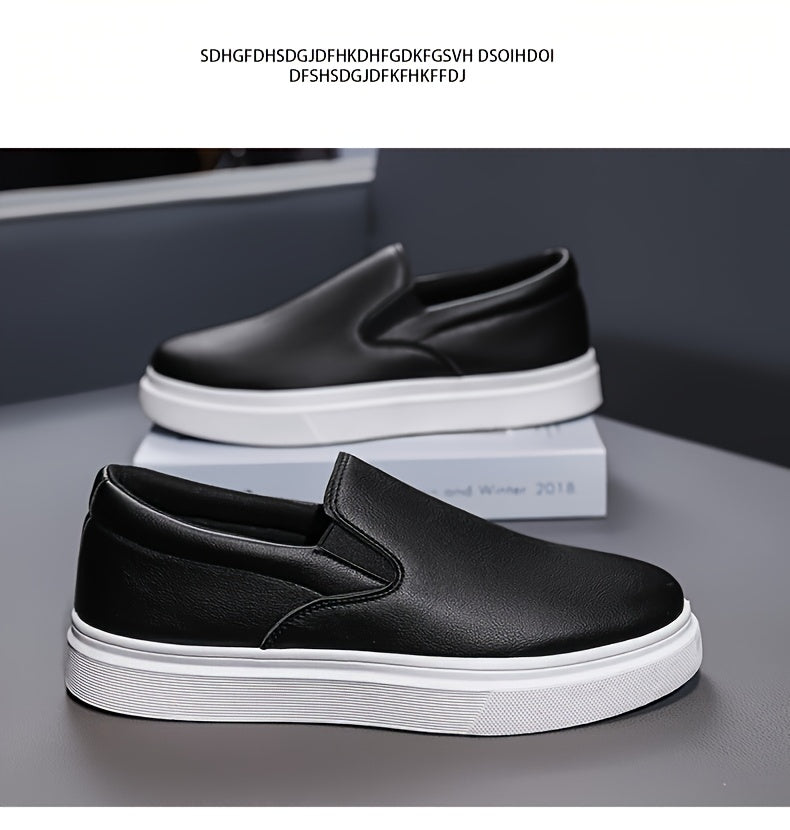 Sneaker, Herren Slip-on Skateschuhe, Freizeit-Slipper für Studenten, Trendige vielseitige Flats