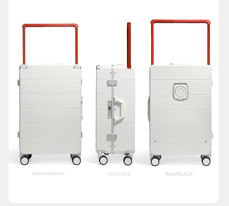 COLENARA Gepäck Neu 20"24" Herren Aluminiumrahmen Boarding Box Damen ABS + PC Trolley Koffer "26 Zoll Handgepäck Reisekoffer